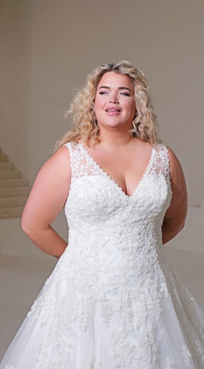 plus size bruidsmode Becky bridalstar de sluier curves Arnhem